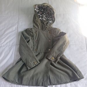 Tahari Girls Green Rakncoat/Jacket Size 2T